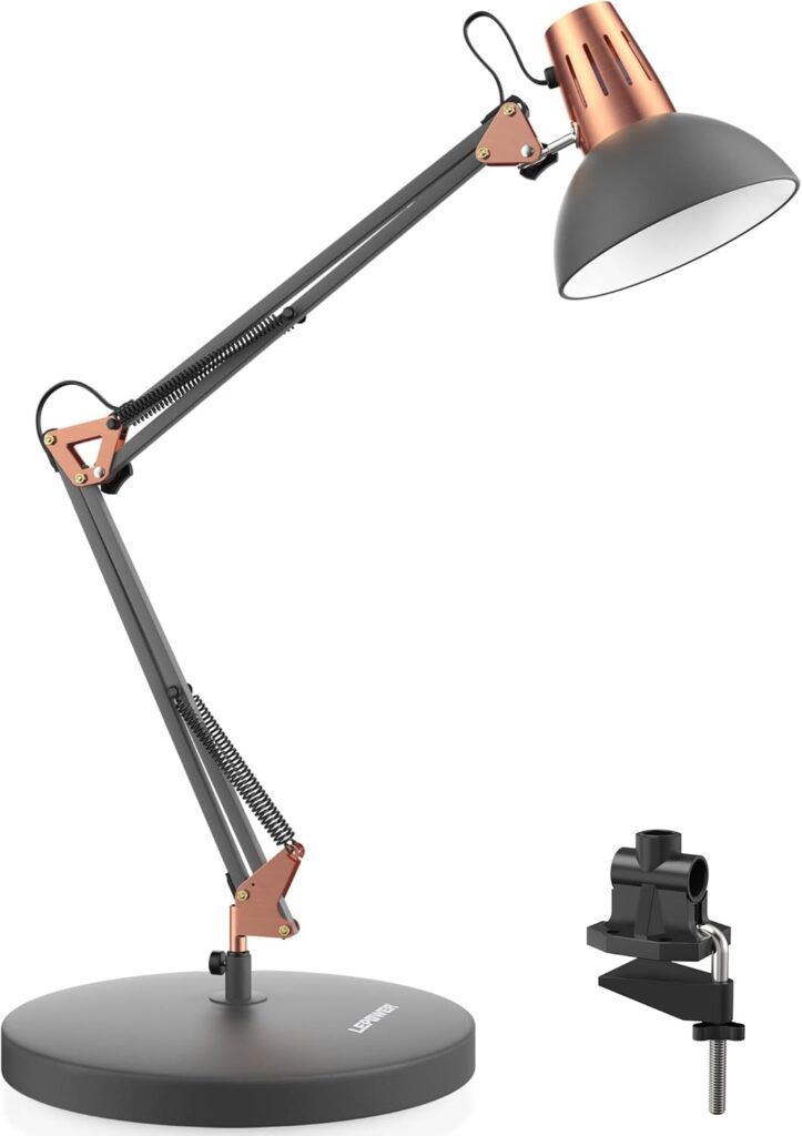 LEPOWER Adjustable LED Desk Lamp