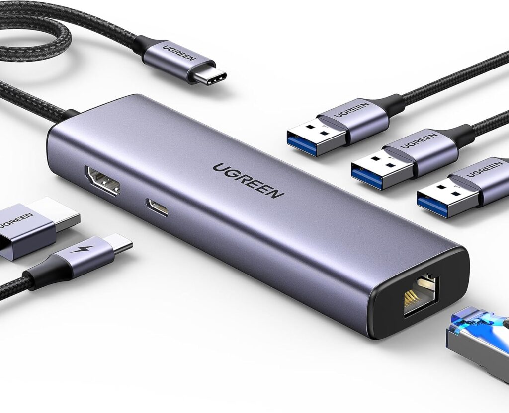 UGREEN USB C Hub 6 in 1