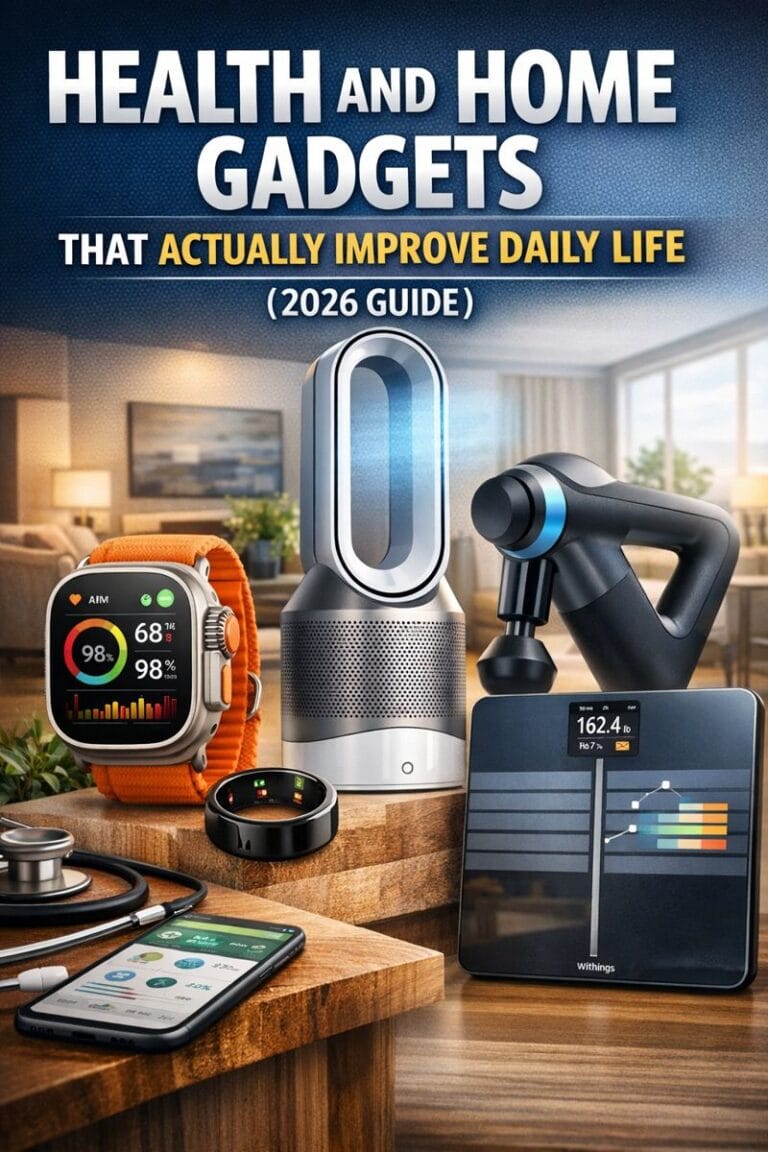 Health and Home Gadgets That Actually Improve Daily Life (2026 Guide) 4 health and home gadgets