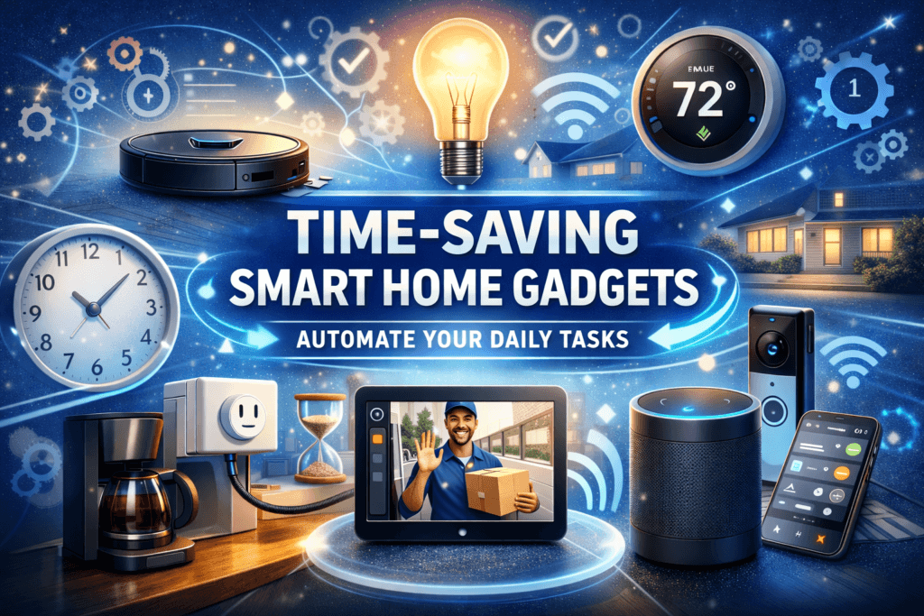 Smart Home Gadgets That Save Time and Reduce Daily Stress (2026 Guide) 2 smart home gadgets that save time
